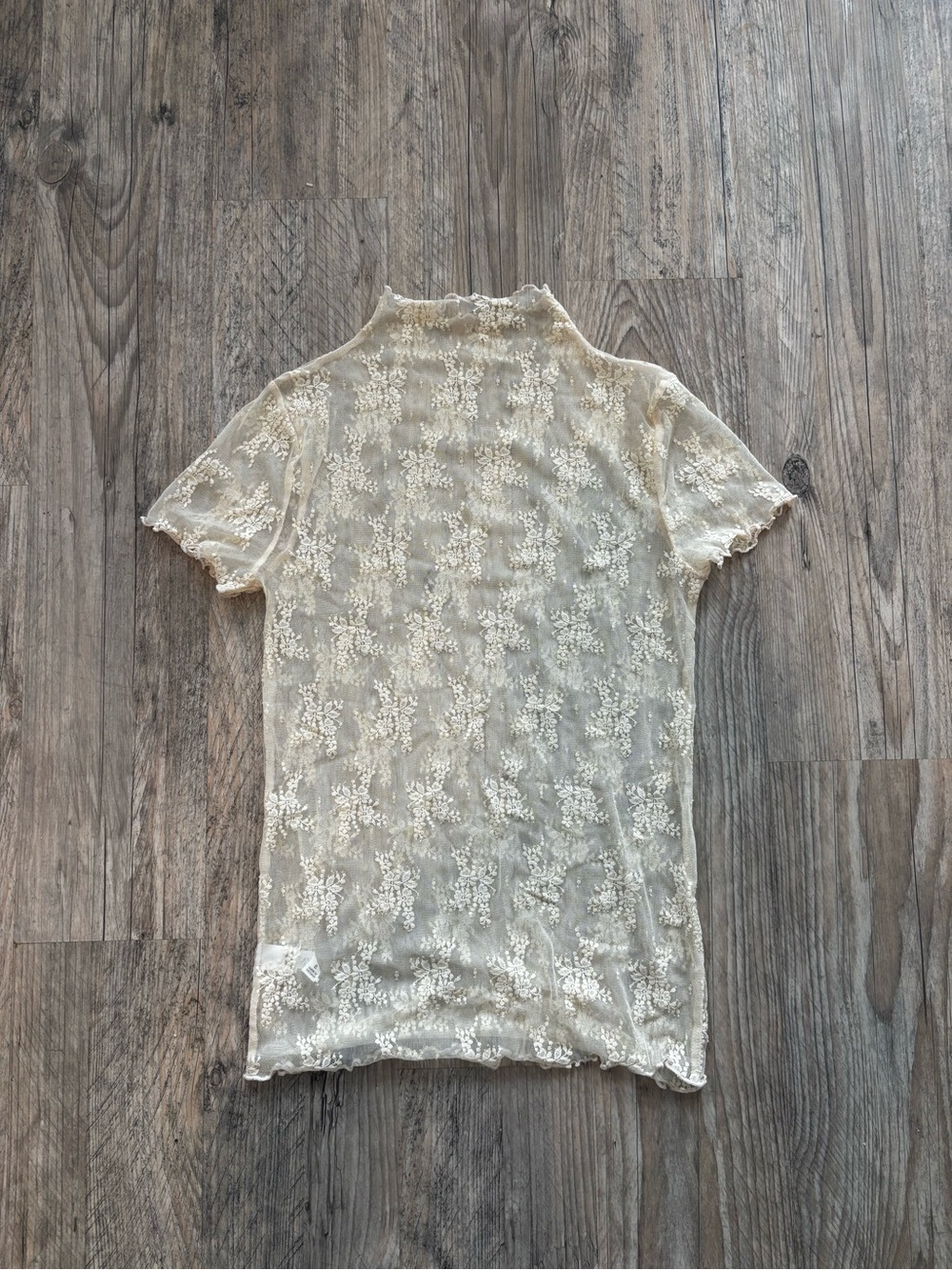 NWOT Zenana Lace Shirt